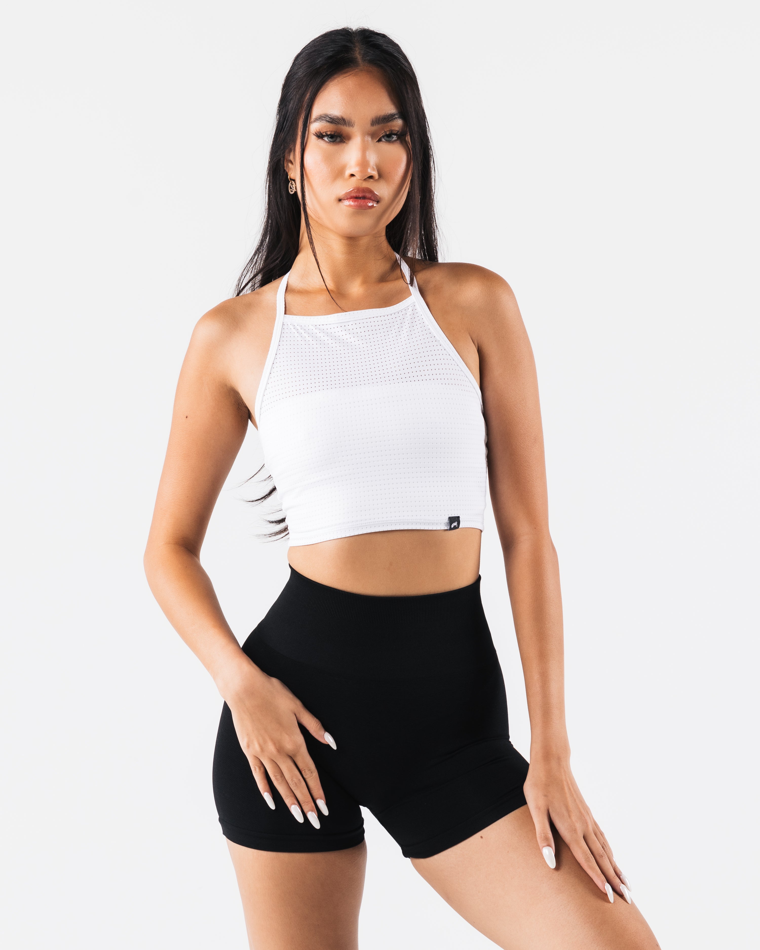Margo Mesh Tank - White